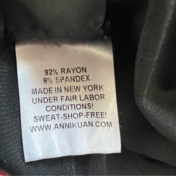 Anni Kuan Burgundy Fair Trade Dress Size Medium - Picture 11 of 12